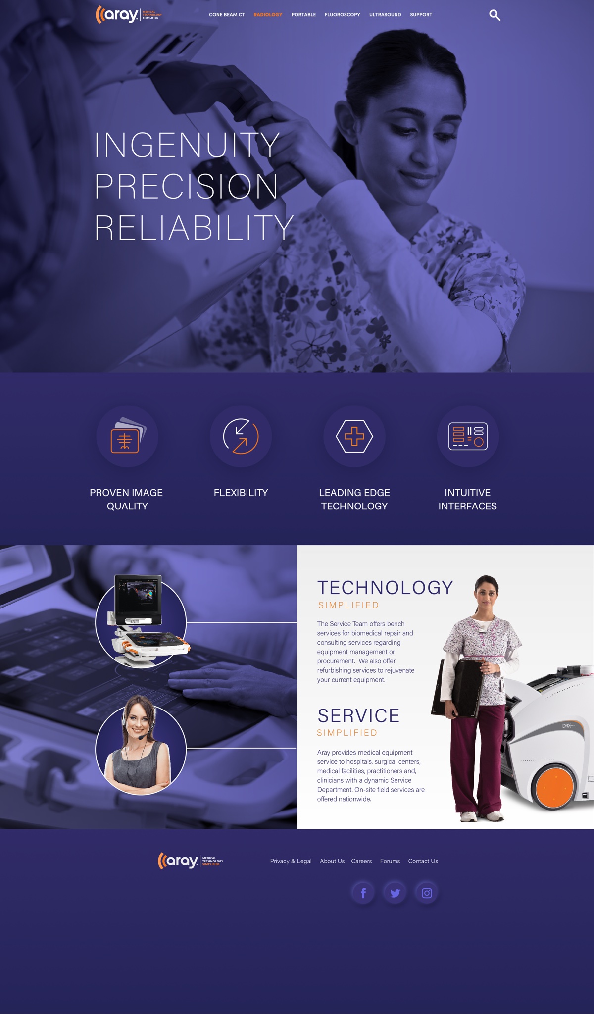 Aray Medical brand identity